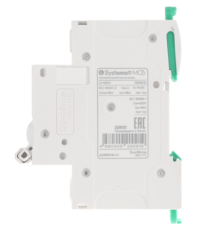 Systeme9 Автоматический выключатель (АВ) B 16A 3P 6kA 400В | S9F21316 | SE — миниатюра 5