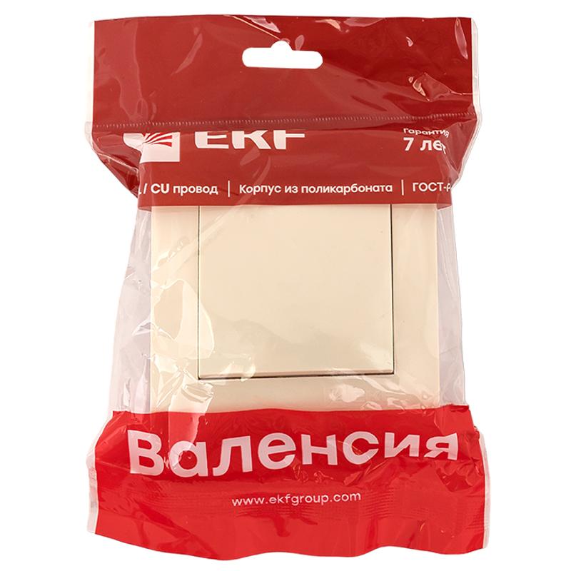 Валенсия выключатель 1-кл. 10А кремовый перекрестный   |EWV10-221-20| EKF — миниатюра 8