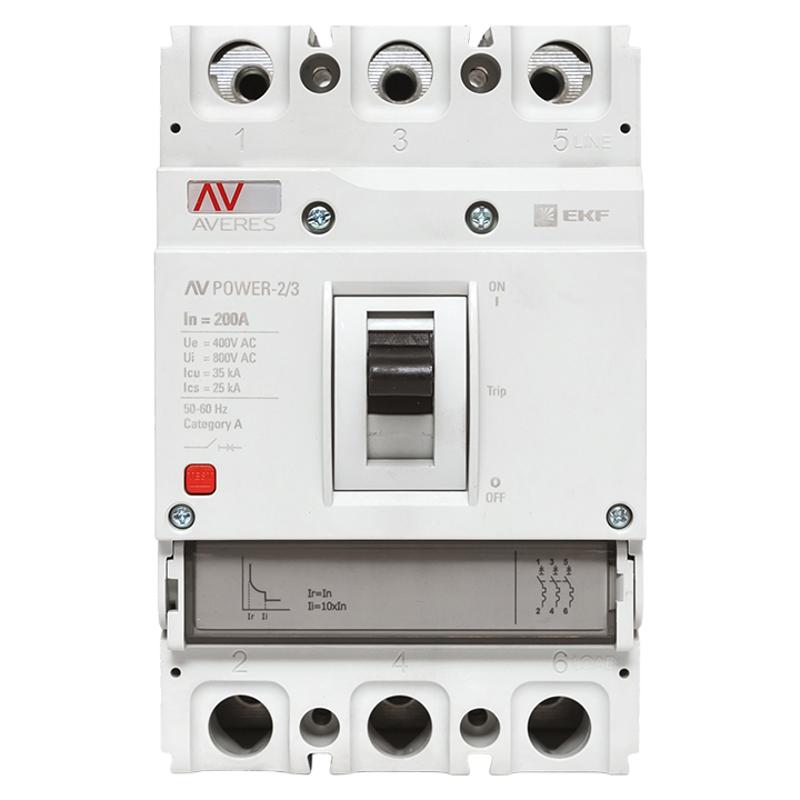 Выключатель автоматический AV POWER-2/3 200А 35kA TR | mccb-23-200-TR-av | EKF — миниатюра 8