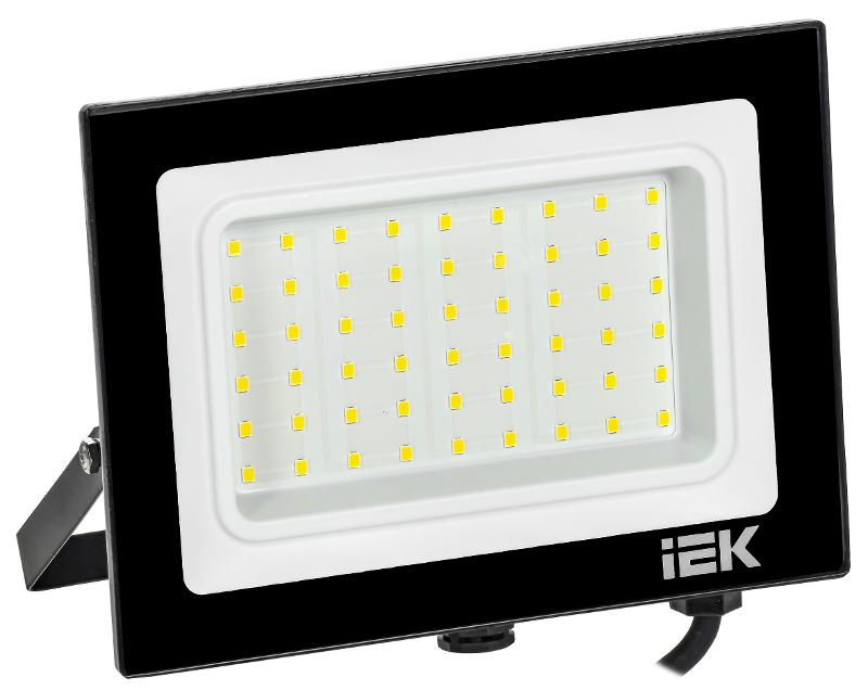 Прожектор светодиодный СДО 06-50 50Вт 4000К IP65 черный | LPDO601-50-40-K02 | IEK — миниатюра 2