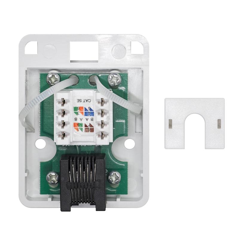 Универсальная розетка CAT5E Keystone, 1 порт | RNW5E1WH | DKC — миниатюра 5