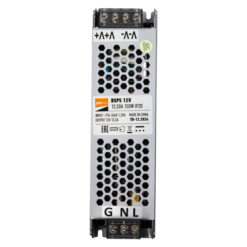 Драйвер для светодиодной ленты BSPS 12V12,50A=150W IP20 1г. гар. | .5024397 | Jazzway — Jazzway