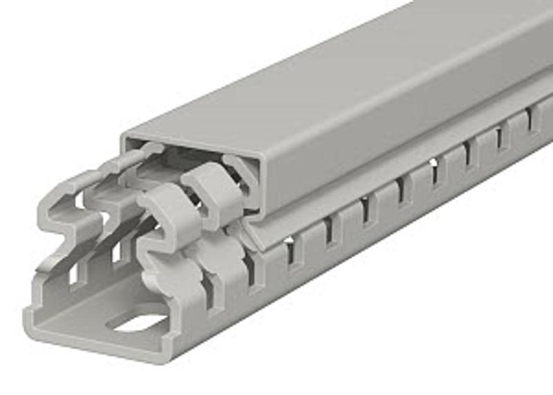 Распределительный кабельный канал LKV 25x25x2000 мм (ПВХ,серый) (LKV 25025) | 6178302 | OBO Bettermann — OBO Bettermann