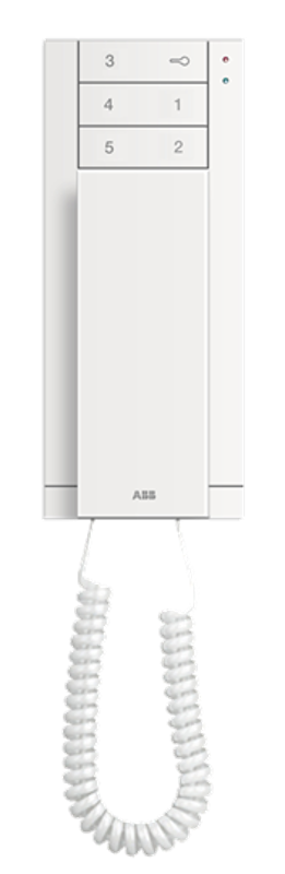 Абонентское устройство, трубка, 6 клавиш, белая | 2TMA070020W0063 | ABB — ABB