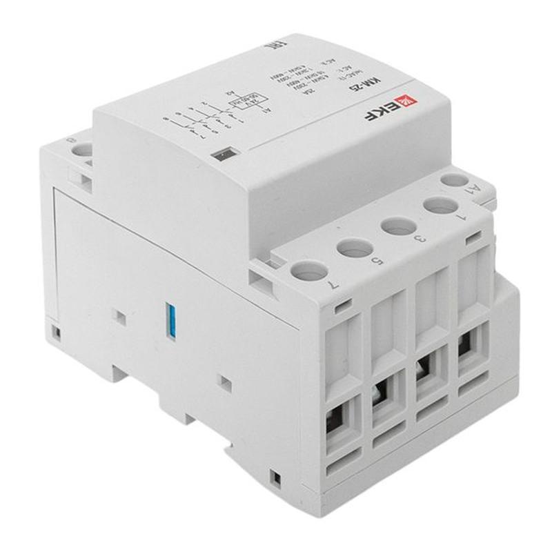 Контактор модульный КМ 25А 4NО (3 мод.) 24В АС PROxima | km-3-25-40-24v | EKF — миниатюра 15