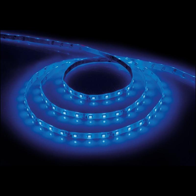 Лента светодиодная LS604/ 60SMD(2835)/м 4.8Вт/м 12V IP65 5000*8*3.8мм синий | 27677 | FERON — миниатюра 2