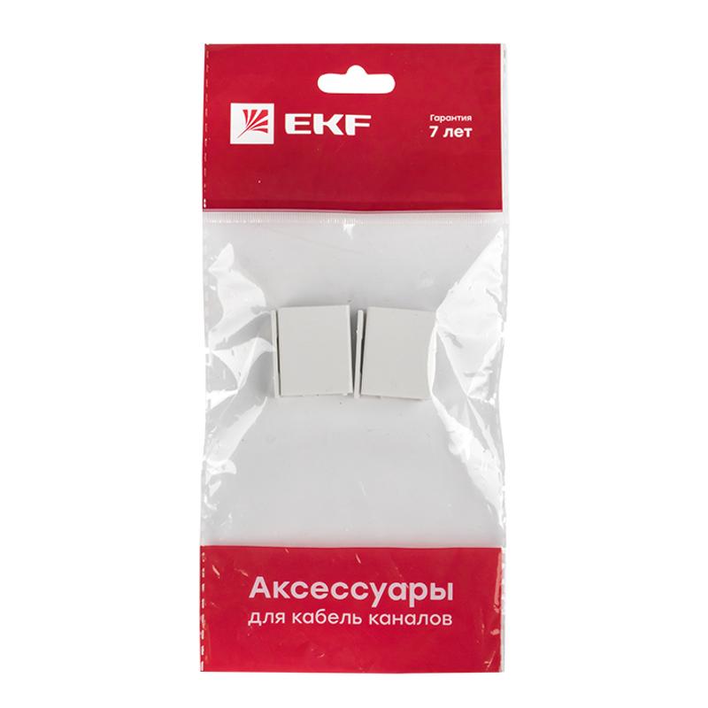 Соединитель (20х10) (4 шт) Plast EKF PROxima Белый  |  conw-20-10x4 |  EKF  — миниатюра 7