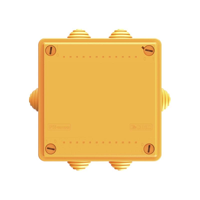 Коробка распределительная пластиковая FS огн., IP56,100х100х50мм, 6р, 450V,6A, 4мм.кв с кабельными вводами и клеммниками | FSB11604 | DKC — миниатюра 5
