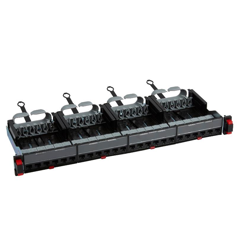 Патч-панель укомплектованная - 19'' - 1U - категория 5е - UTP - 24 x RJ 45 | 033750 | Legrand — Legrand