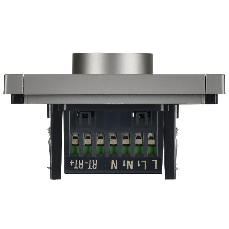 FORTE&PIANO Термостат электронный с индикацией FP552 сталь | FP-RT11-K46 | IEK — миниатюра 5