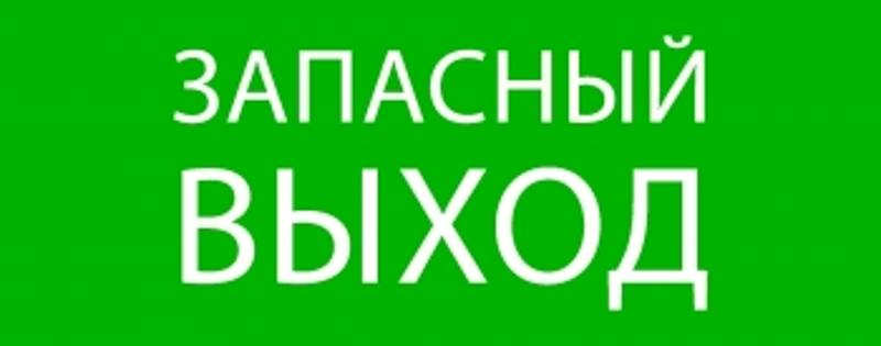 Пиктограмма "Запасный выход" 240х95мм (для SAFEWAY-10) | pkal-02-02 | EKF — миниатюра 1
