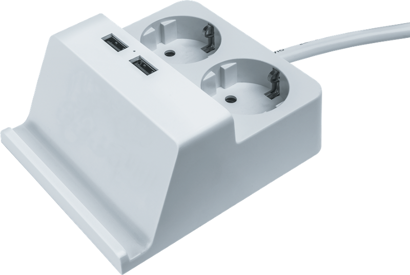 Удлинитель 61 457 NPE-USB03-02-150-E-3X1с/з 2 гн.1.5м USB2.1A |61457 |Navigator — Navigator