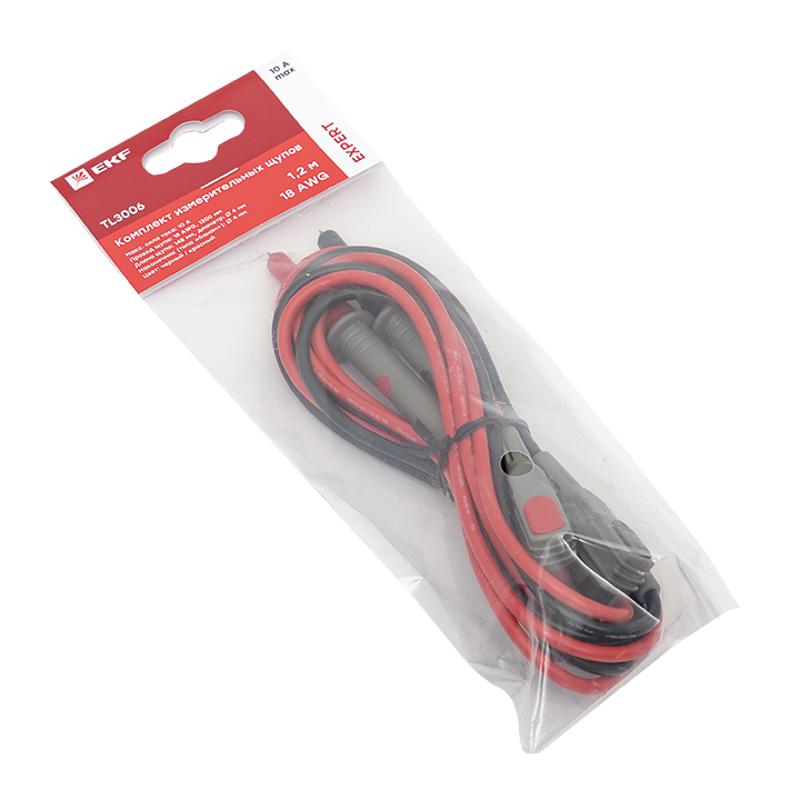 Комплект измерительных щупов TL3006 (1.2м)(18AWG) EKF Expert | TL3006 | EKF — миниатюра 10