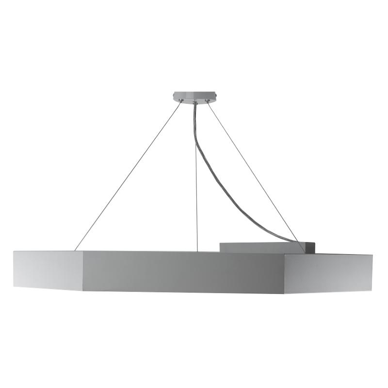 Светильник светодиодный Geometria Hexagon SPO-122-W-40K-066 66Вт 4000К 4800Лм IP40 800*800*80 белый подвесной | Б0050552 | ЭРА — миниатюра 2