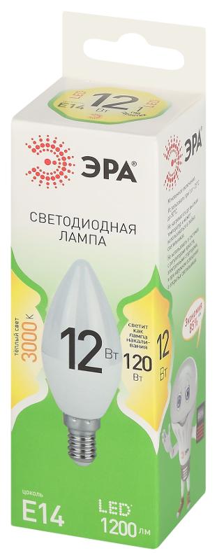 Лампа светодиодная  GREEN LINE LED B35-12W-830-E14 GL E14 12 Вт свеча теплый свет | Б0067089 | ЭРА — миниатюра 5