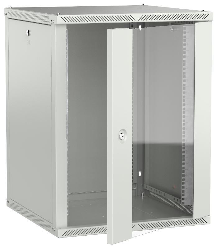 ITK LINEA W Шкаф 15U 600х600мм дверь стекло серый 2.0| LWR3-15U66-GF-2| ITK — фото 1 | Sento