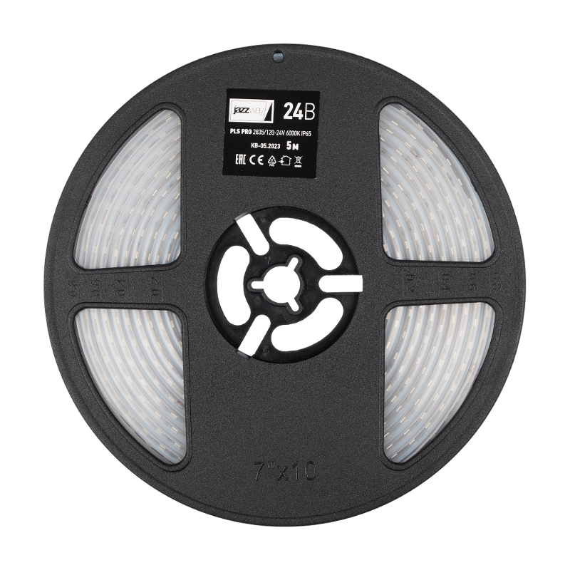 Лента светодиодная PLS PRO 2835/120-24V - 6000K IP65 5m | .5037526 | JAZZWAY — Jazzway