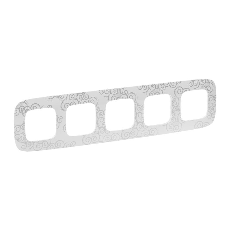 Valena ALLURE Нарцисс хром Рамка 5-ая | 754345 | Legrand — Legrand