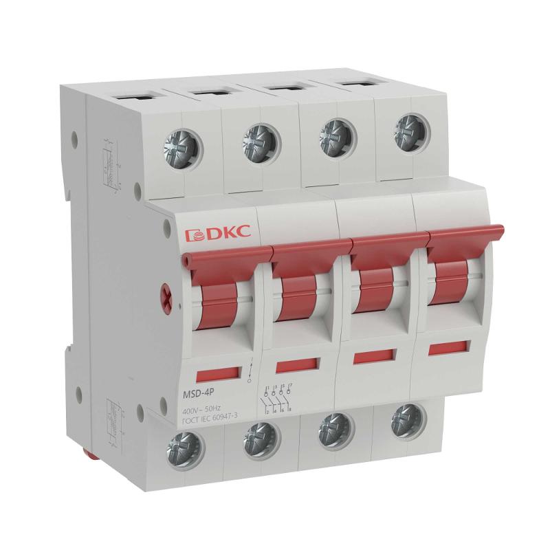 Выключатель нагрузки модульный YON MSD 4P 40A | MSD-4P40 | DKC — DKC (ДКС)