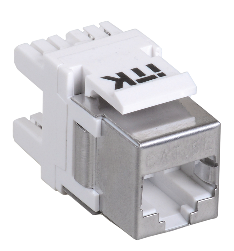 Модуль Keystone Jack кат. 6 FTP 110 IDC 90 град. розет. | CS1-1C06F-11 | ITK — миниатюра 2