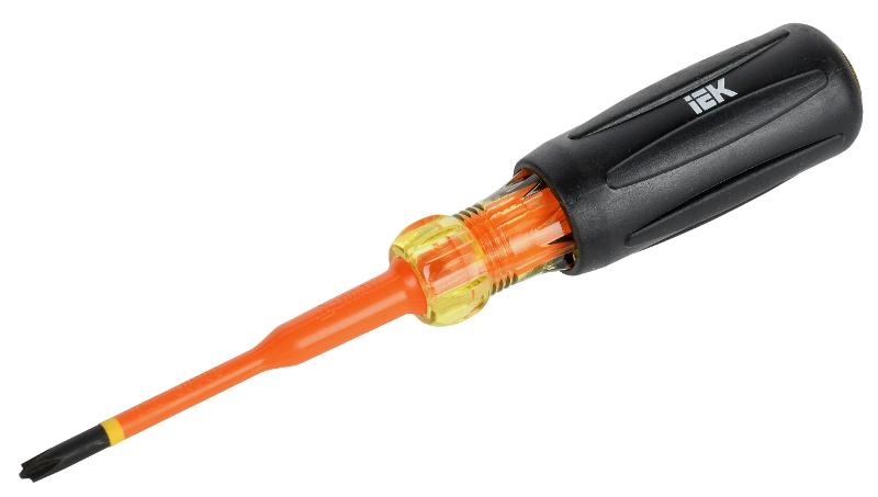  Отвертка диэлектрическая SLIM PH/SL1х80 Т3 ARMA2L 5 | A2L5-SC31-T3-HS-10-080 | IEK — IEK (ИЭК)