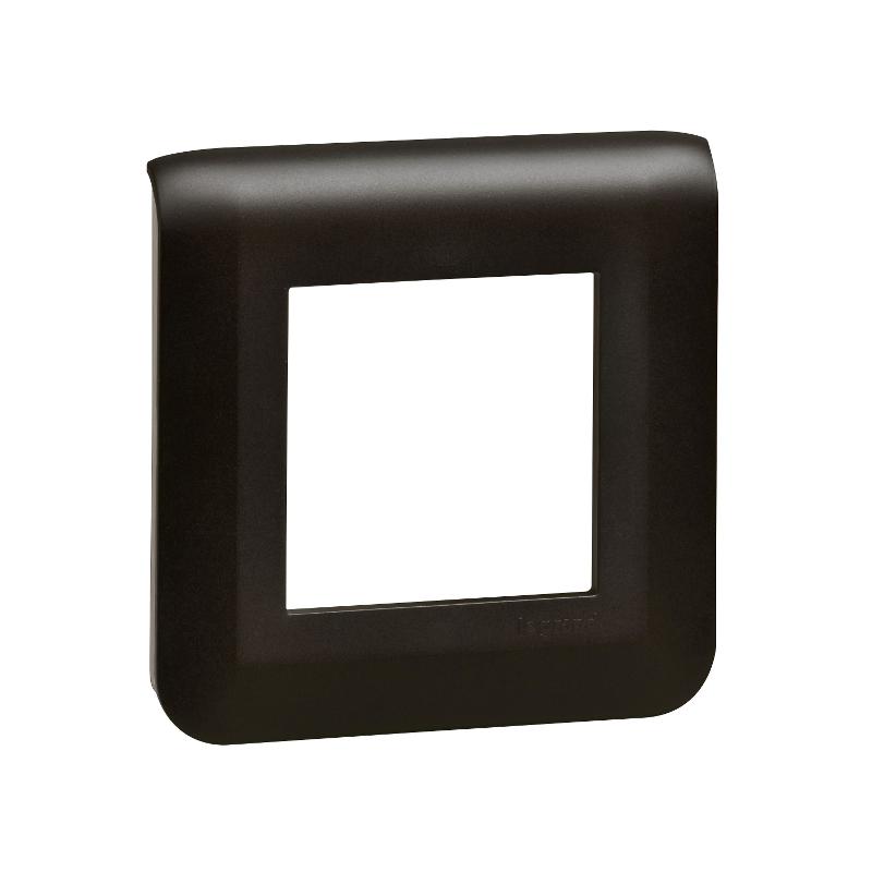 Рамка - Mosaic - 2 модуля - матовая черная | 079042L | Legrand — Legrand