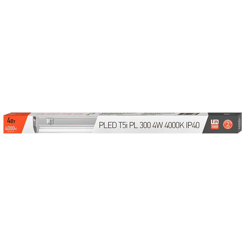 Светильник светодиодный линейный ДПО PLED T5i PL 300 4W FR 4000K 180-265V | .5018372 | Jazzway — миниатюра 4