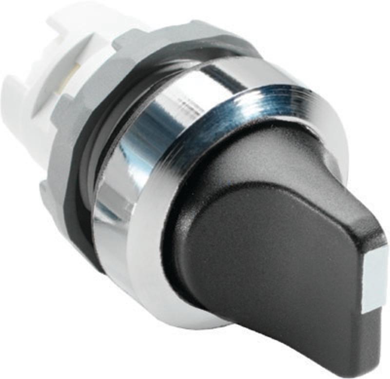 Переключатель M2SS3-20B (короткая ручка) черный 2-х позиционный без подсветки (только корпус) 45# с возвратом | 1SFA611202R2006 | ABB — ABB