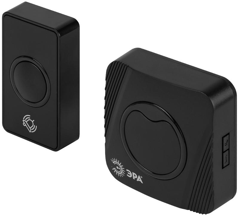 Звонок дверной ЭРА POLYCOLOR C100 беспроводной RGB подсветка чёрный 36 мелодий | Б0069996 | ЭРА — миниатюра 3
