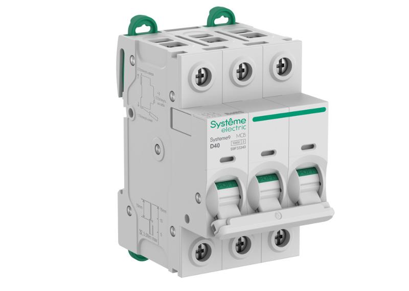Systeme9 Автоматический выключатель (АВ) D 40A 3P 10kA 400В | S9F33340 | SE — Systeme Electric