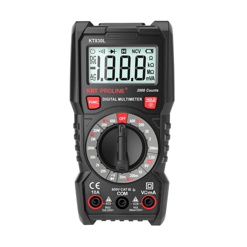 Мультиметр цифровой KT830l PROLINE | 79127 | КВТ — КВТ
