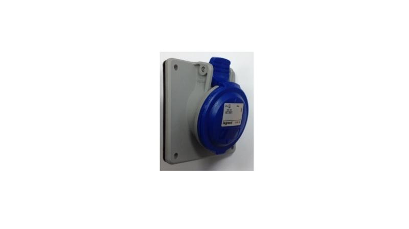 Встраиваемая наклонная розетка - P17 Tempra Pro - IP 44 - 200/250 В~ - 16 A - 3К+Н+З — миниатюра 2