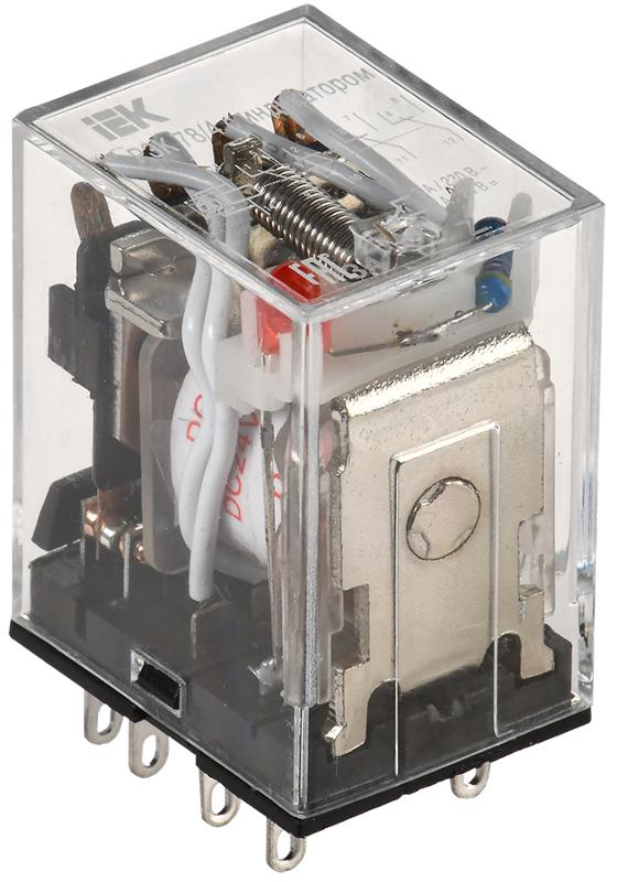 Реле РЭК78/4(MY4) с индикацией 3А  24В DC  | RRP20-4-03-024D-LED | IEK — фото 1 | Sento