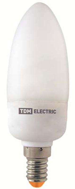 Лампа энергосберегающая КЛЛ-С-9 Вт-2700 К–Е14 | SQ0323-0097 | TDM — TDM ELECTRIC