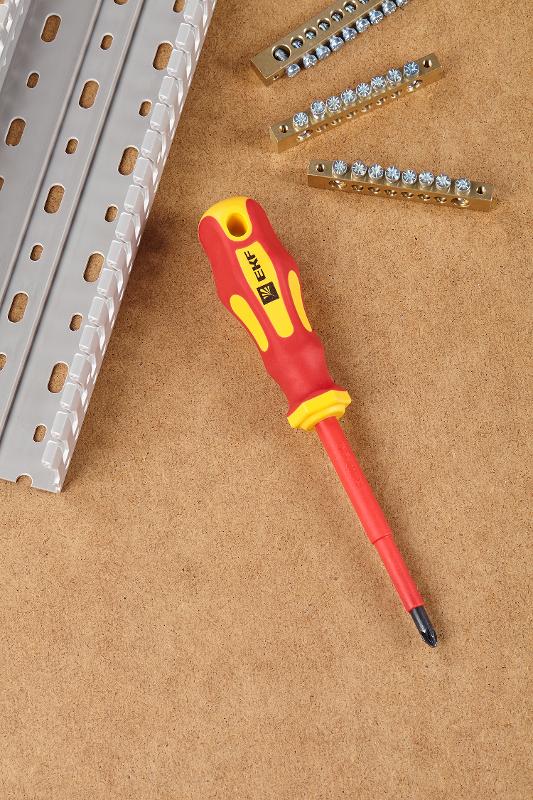Отвертка Master PZ2x100 мм 1000В EKF Basic|pz-2-100-mas-in|EKF — миниатюра 8