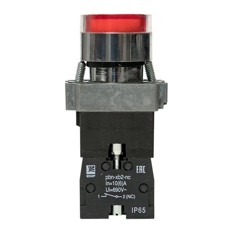 Кнопка BA42 с подстветкой 230В красная NC IP65 PROxima | xb2-bw42-230-65 | EKF — миниатюра 3
