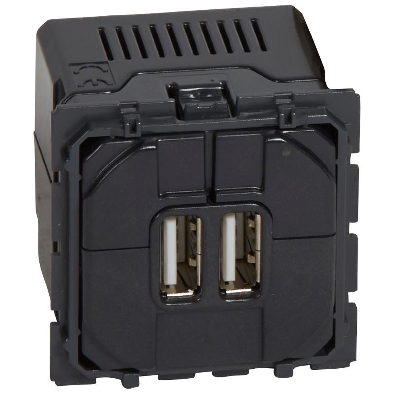 Celiane Мех USB розетки 2 ной — миниатюра 2