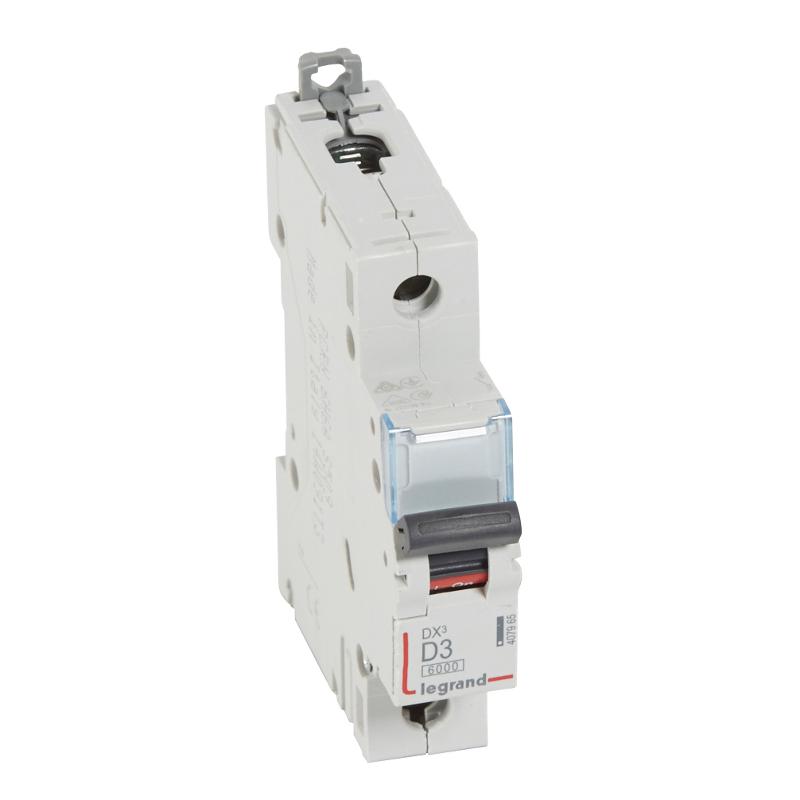 Выключатель автоматический  однополюсный DX3 6000 3А D 10кА | 407965 | Legrand — Legrand