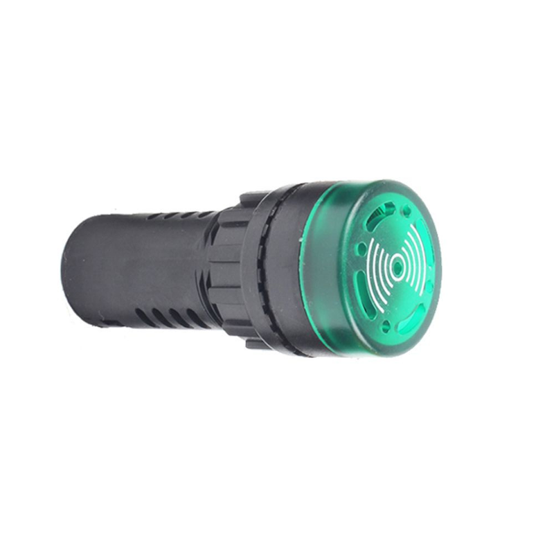 Зуммер с непрерывным сигналом OptiSignal Compact D22 C7-B-B3CL зеленый с подсветкой 24 В AC/DC  | 362175 | КЭАЗ — КЭАЗ (Курский электроаппаратный завод)