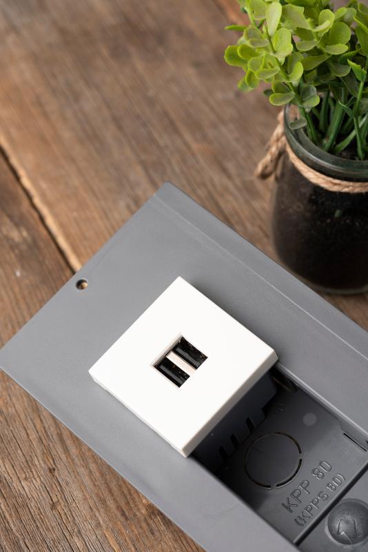 Розетка USB, сила тока 2,1 А (2 гнезда) без индикатора | E2MR2-20USB-10 | EKF — миниатюра 12