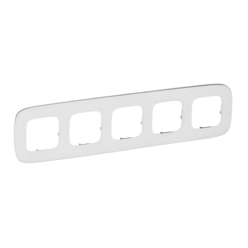 Valena ALLURE Белое стекло Рамка 5-ая | 755545 | Legrand — Legrand