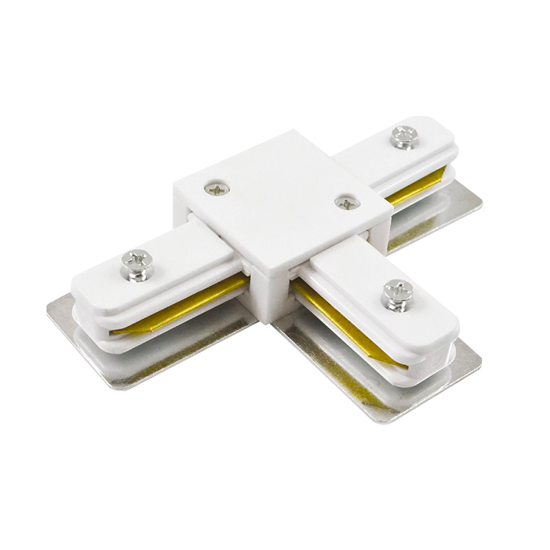 Коннектор для накладного шинопровода PTR CT-WH белый T-образный | 5010864 | Jazzway — Jazzway