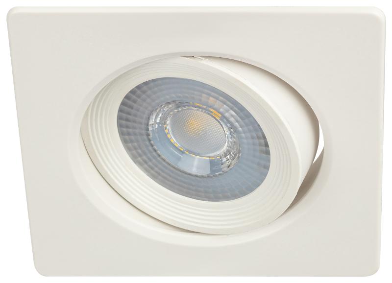 Светильник светодиодный встраиваемый KL LED 21A-5 4K WH LED квадратный поворотн. LED SMD 5W 4000K белый | Б0037035 | ЭРА — миниатюра 3