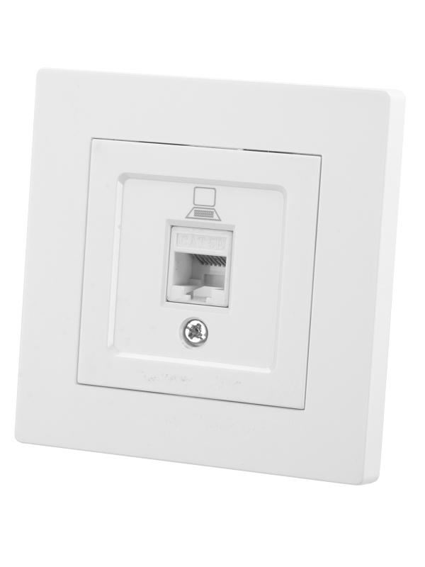 Розетка компьютерная RJ45 белая "Сенеж"  | SQ1816-0043 | TDM — TDM ELECTRIC