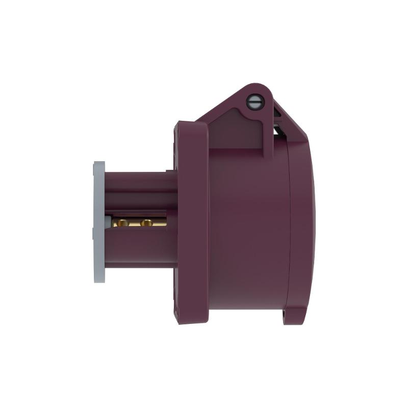 Розетка панельная PSS IP44 32A 3P 25В | PSS034-032-02 | DKC — миниатюра 2