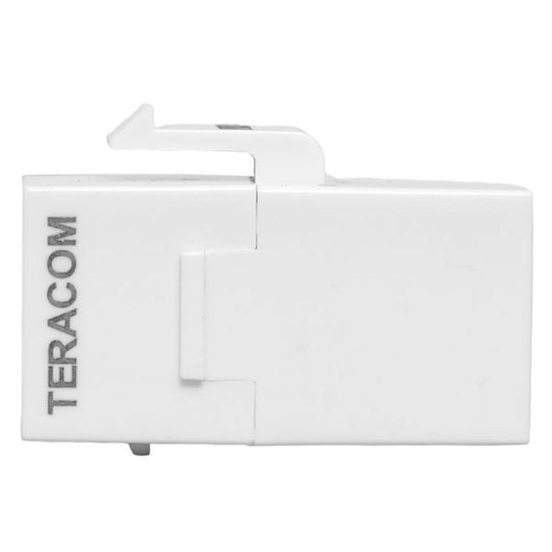 Адаптер проходной TERACOM PRO Cat.6 неэкранированный RJ45-RJ45 тип Keystone белый | TRP-INLC-KSTN-6UTP-WH | EKF — миниатюра 5
