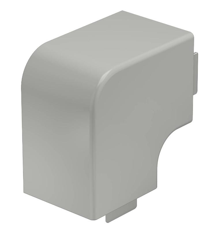 Крышка плоского угла кабельного канала WDK 60x60 мм (ПВХ,серый) (WDK HF60060GR) | 6022448 | OBO Bettermann — OBO Bettermann
