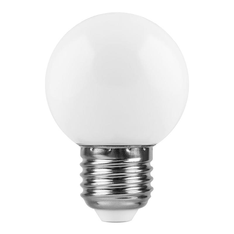 Лампа светодиодная для белт лайта LB-37 (1W) 230V E27 2700K G45 | 25878 | FERON — миниатюра 2