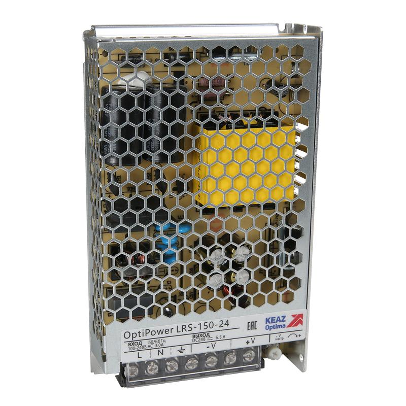 Блок питания панельный OptiPower LRS 150-24 6.5A | 328883 | КЭАЗ — КЭАЗ (Курский электроаппаратный завод)