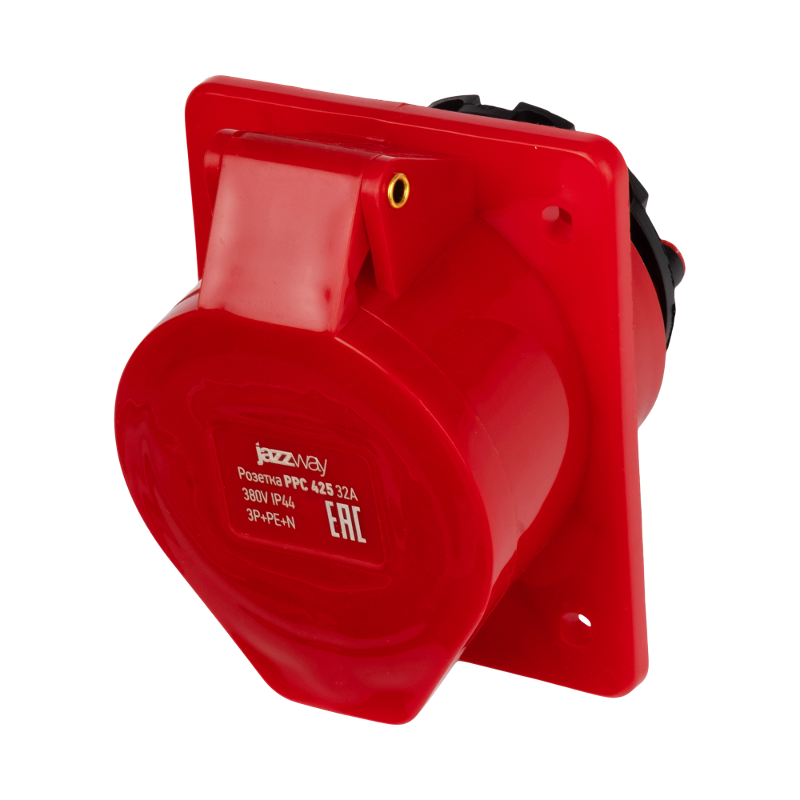 Силовой разъем  PPC 425 3Р+РЕ+N 32А 380В IP44  | .5073036 |  Jazzway — Jazzway